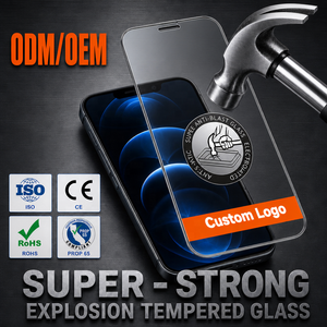 ฟิล์มกระจกนิรภัยกันแตก 9H 2.5D สำหรับ iPhone <span class=keywords><strong>12</strong></span> 13 14 15 16 17 Pro Max ขายส่งจากโรงงาน ติดตั้งง่าย - Product Image 1