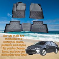 Convient pour 2022 + TOYOTA COROLLA CROSS avec tapis de voiture de protection tous temps