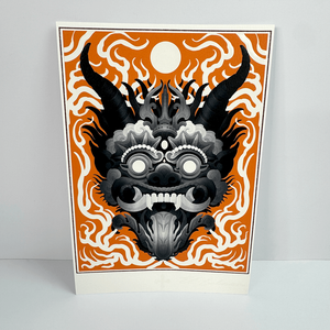 Nghệ thuật tùy chỉnh in tại chỗ UV in acid-miễn phí giấy Gallery ma Oni thiết kế hình xăm EXPO tác phẩm nghệ thuật tường Hình ảnh trang trí nội thất áp phích - Product Image 6