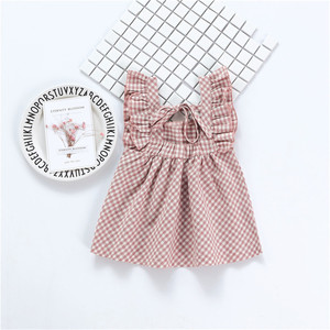 Nuevo Vestido de Moda para Niña, Diseño de Vestido a Cuadros de Algodón para Bebé - Product Image 2