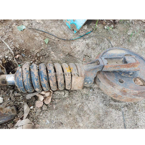 Pièces de train de roulement d'excavateur <span class=keywords><strong>Sk210</strong></span> <span class=keywords><strong>Sk210</strong></span>-8 tendeur avant et ajusteur de voie d'occasion - Product Image 1