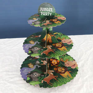 3 Niveaux Patte <span class=keywords><strong>Chien</strong></span> Décorations De Fête Cupcake Stand Patte <span class=keywords><strong>Chien</strong></span> Cupcake Tour Carton Dessert Holder pour Enfants Fête D'anniversaire Fournitures - Product Image 6