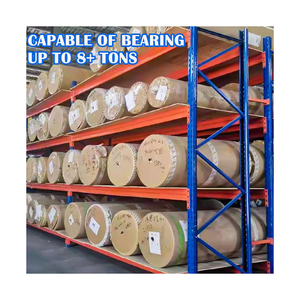 Estantes de almacén Sistema de estantería de palés Almacenamiento Estantería de servicio pesado Estantes de almacenamiento de metal Estantes de palés industriales - Product Image 1