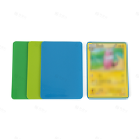 Étuis pour cartes de visite en polyester à coins arrondis personnalisés, haute transparence, protection pour cartes de visite