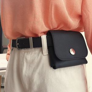 Elegante riñonera de cuero PU, perfecta para combinar con faldas, funda para teléfono estilo punk y organizador. - Product Image 2