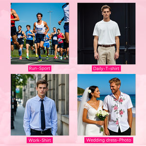 Vente en gros Autocollant de mamelon de sport invisible Couvre-mamelons de course jetables et étanches pour hommes - Product Image 6