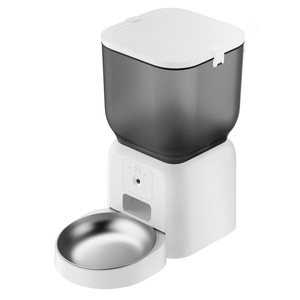 Dispensador de Comida Programable a Prueba de Humedad de Acero Inoxidable 304 de 4L, Dispensador de Comida Automático Inteligente con Control de Porciones y Temporizador para Gatos - Product Image 5