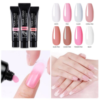 Gel de Construction pour Ongles UV Poly Hard Gel 8 Couleurs – Extensions d'Ongles