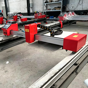 เครื่องตัดเหล็กแผ่น CNC แบบแก๊สพลาสมาชนิดโครงเหล็กเบา ขับเคลื่อนสองด้าน - Product Image 5
