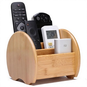 Eco Friendly Wooden 5-Layer Modern Handmade <b>Remote</b> <b>Control</b> Storage Organizer for Home - Product Image 1