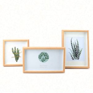 Hot Selling OEM ODM Custom Wholesale Classic <b>Plant</b> Pattern Multi-Functional Solid Wood Countertop Photo <b>Frame</b> - Product Image 5