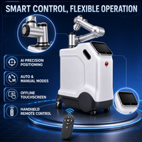 Robot de massage IA ZCH 4-en-1 : versions autonome et connectée avec écran tactile et télécommande pour une utilisation flexible en spa et hôtel