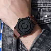 Nuevos Relojes de Hombre Creativos de Alta Tecnología con Bola de Levitación, Modernos y sin Espejo, con Puntero de Silicona, Logotipo Personalizado, Relojes de Cuarzo