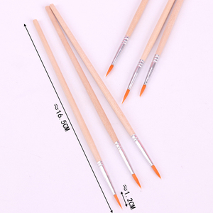 Pinceau <span class=keywords><strong>pour</strong></span> <span class=keywords><strong>peinture</strong></span> artistique en nylon, avec pointes pointues, à eau, <span class=keywords><strong>acrylique</strong></span>, 1 pièce, meilleure vente - Product Image 2