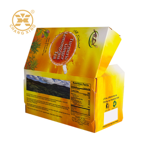 Boîte en carton vide pour sachets de thé sec en papier recyclé, thé au gingembre mélangé, 350g - Product Image 3