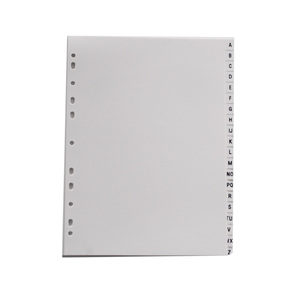 Nhựa PP tập tin Tab Divider A4 trang trí thẻ chỉ số thư mục 1 cái/PP túi văn phòng trường văn phòng phẩm chấp nhận biểu tượng tùy chỉnh - Product Image 2