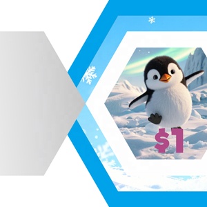 Tarjetas personalizadas con pestaña de rasca, con forma de animales de la Antártida, impresión digital, premio de apertura instantánea, diseño gratuito, tarjeta rasca y gana. - Product Image 4