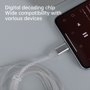 Câble audio pour écouteurs CCA C1, câble pour écouteurs intra-auriculaires USB C, câble pour casque plaqué argent, prise Android type C <span class=keywords><strong>C10</strong></span> Phoenix Xyrra <span class=keywords><strong>KZ</strong></span> QKZ GK - Product Image 5