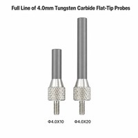 Sonde à pointe plate en carbure de tungstène SD4.0X10mm, filetage M2.5, stylet de mesure de précision pour indicateur à cadran, pièce de rechange pour micromètre