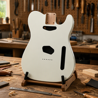 Bodi Gitar Elektrik ALDER 3-Piece Joint Painted Finish untuk Pemula 6-String SSS Single Coil Pickup Tersedia Contoh Warna