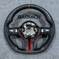 Volant de voiture personnalisé en fibre de carbone adapté aux modèles BMW F30 F36 F10 F12 F15 F16 F36 F20 F22 F25 F26 M4 M3 M5 E70 E90 E71