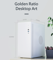 Customized Wholesale Computer Parts Accessories Cabinet case Desktop Tower Table Pc OEM ATX Slim Micro Computer Mini case