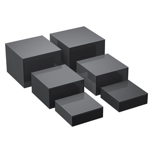 Set di alzate per Buffet in acrilico stand per feste con fondo cavo per feste - Product Image 1