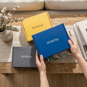 Boîte <span class=keywords><strong>d</strong></span>'expédition en carton ondulé coloré personnalisée, couleur Pantone, carton <span class=keywords><strong>d</strong></span>'expédition sur mesure - Product Image 5