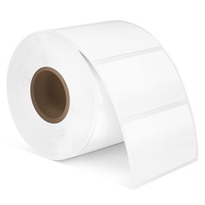 Rouleaux d'étiquettes <span class=keywords><strong>Dymo</strong></span> thermique direct perforé 4x6 compatibles 1744907 4xl expédition vierge - Product Image 2