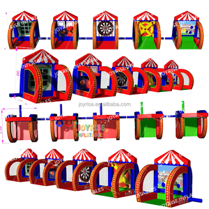 JOYRISE JG-25 Combo <span class=keywords><strong>de</strong></span> <span class=keywords><strong>jeux</strong></span> gonflables multi-usages 4-en-1 d'extérieur 2,5m x 2,5m portable pour carnaval, camping et journées <span class=keywords><strong>de</strong></span> plaisir en famille - Product Image 5