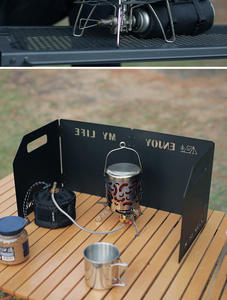 Portable en acier inoxydable chauffage au <span class=keywords><strong>gaz</strong></span> poêle <span class=keywords><strong>Mini</strong></span> plaque chauffante <span class=keywords><strong>four</strong></span> brûleur pour <span class=keywords><strong>Camping</strong></span> en plein air et randonnée accessoires de chauffage - Product Image 6