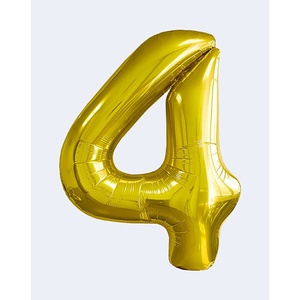 Golden Number N9 100cm stile perla festa amore palloncino decorativo in alluminio elio compleanno - Product Image 2