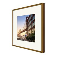 Bingkai Foto Doremi Gold Frame Matted Metal Aluminium untuk Poster Dinding