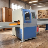 Scie circulaire horizontale automatique CNC BCS-4000 de haute qualité 45/90° 5,05 kW pour la découpe d'angles de matériaux de canapé