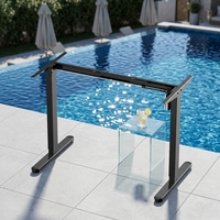 Nouveau modèle de bureau debout électrique réglable en hauteur, convertible, moderne, en acier inoxydable, pour la maison et le bureau, en vente
