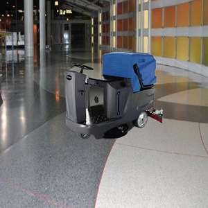 Jhsc630 Ride On Floor Scrubber 85L Clean Water Tank 180 Rpm <b>Brush</b> Speed Indoor Outdoor Commercial Industrial Use - Product Image 1