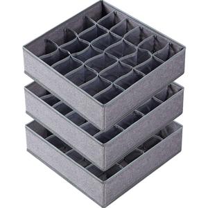 Hot Bán Stackable Quần Áo Tổ Chức Quần Quần Quần Áo Lưu Trữ Hộp Đồ Lót Áo Ngực Vớ Ngăn Hộp Tủ Quần Áo Tổ Chức - Product Image 2