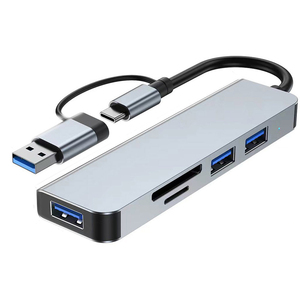 Kostengünstigste 8 IN 1 Datenübertragung USB C Docking Station USB-Hub für MacBook Air Dell Lenovo Aluminium DockingStation - Product Image 1