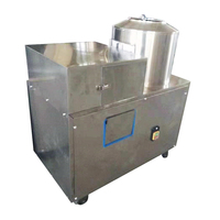 Kommerzielle elektrische Kartoffelwasch- und Schälmaschine Kartoffelchips-Schneide- und Scheibenschneidemaschine