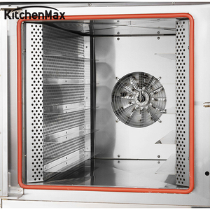 Four à convection à air chaud en acier inoxydable commercial KitchenMax, 5 plateaux, four à convection électrique - Product Image 6