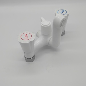 Vòi Sen Nóng Lạnh Hai Tay Cầm Bằng Thép Nhựa Giá Rẻ Vòi Nóng Lạnh - Product Image 4