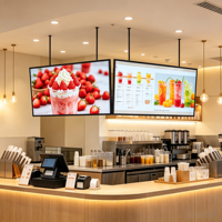 Señalización Digital de Pared con Android de 15.6/18.5/21.5/23.8/27 Pulgadas, Pantalla LCD Publicitaria con Wifi para Promoción de Marca en Tiendas y Boutiques
