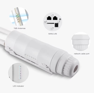 Enrutador inalámbrico para exteriores 4G de 300Mbps, equipo de infraestructura de antena integrada, cobertura 5G, función POE, ranura para tarjeta SIM de 24V, tipo CPE - Product Image 5