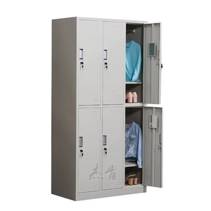 Armoire à six portes en acier au design moderne Casiers de rangement en métal pour le personnel de bureau Atelier École Gymnase Hôpital <span class=keywords><strong>Vestiaire</strong></span> - Product Image 1