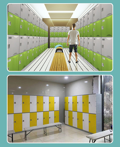 <b>Cheap</b> School Office Abs Lockers Cabinet School Storage Locker Cabinet Bathhouse <b>Wardrobe</b> Staff Worker Gym Plastic Locker Cabinet - Product Image 4