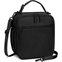 Sac à déjeuner thermique pour femme, grande capacité, pochette à fermeture éclair écologique, réutilisable, étanche, avec bandoulière réglable