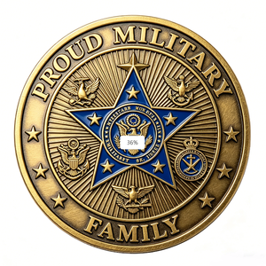 เหรียญรางวัลเคลือบเงาแบบนูน 3 มิติ แบบกำหนดเอง พร้อมเคลือบสีบรอนซ์โบราณ สำหรับกีฬา วันครบรอบ และวันชาติ - Product Image 3