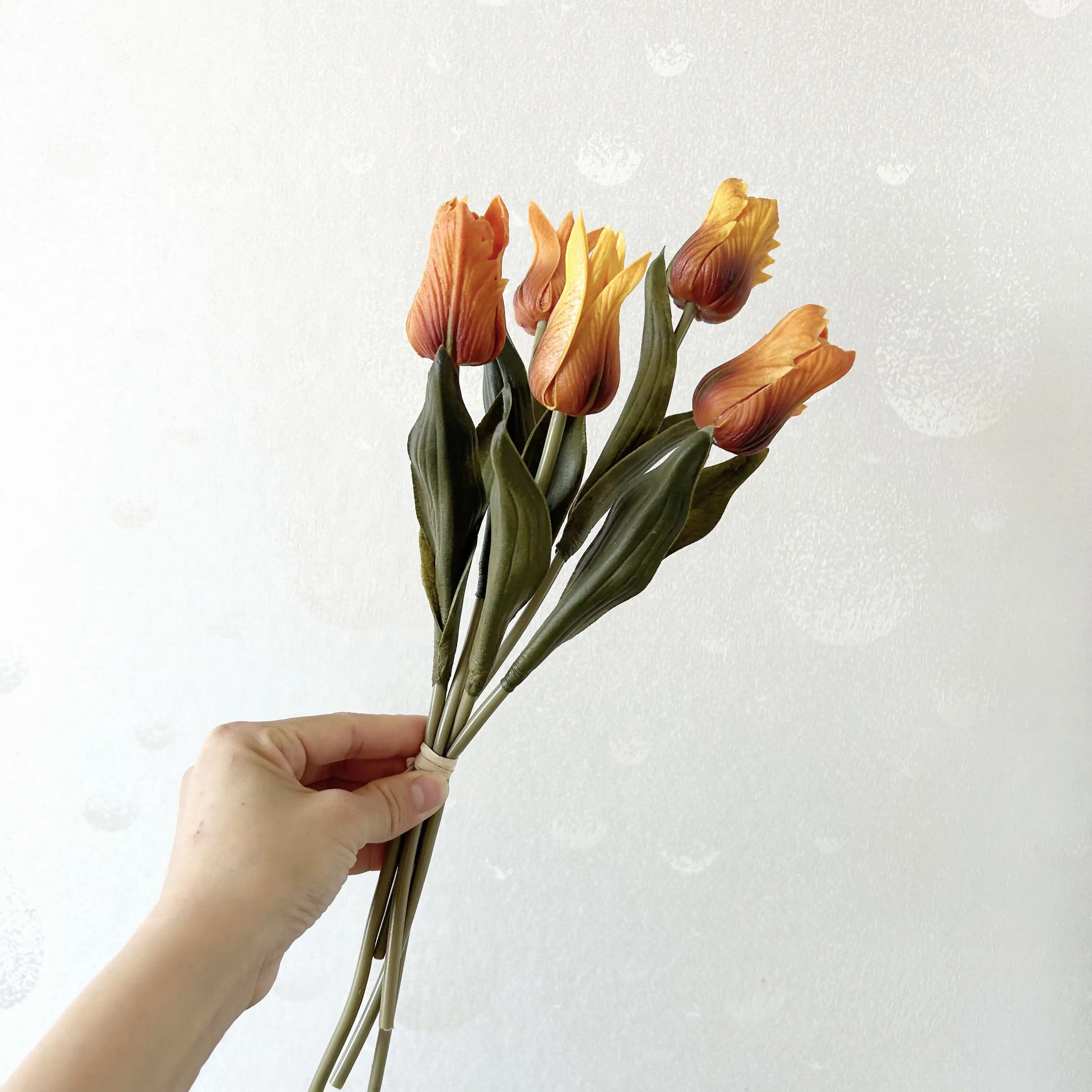 Fiori funebri tulipano fiori artificiali di buona qualità per il matrimonio