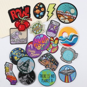 Backing High-end Adhesive Fabric Soft PVC <strong>Patch</strong> Clothing Bag Accessories Embroidery Computer Badge Fabric <strong>Patch</strong> - Product Image 4