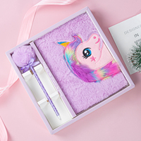 Licorne en peluche cahier A5 taille fournitures scolaires papeterie cadeau Journal planificateurs
